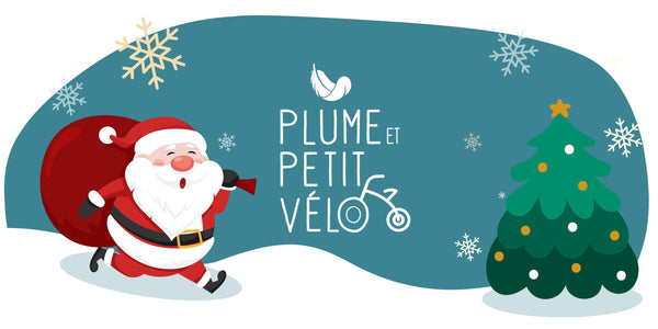Boutique de cadeaux de Noel pour enfant de la naissance à 3 ans. Plume et Petit Vélo
