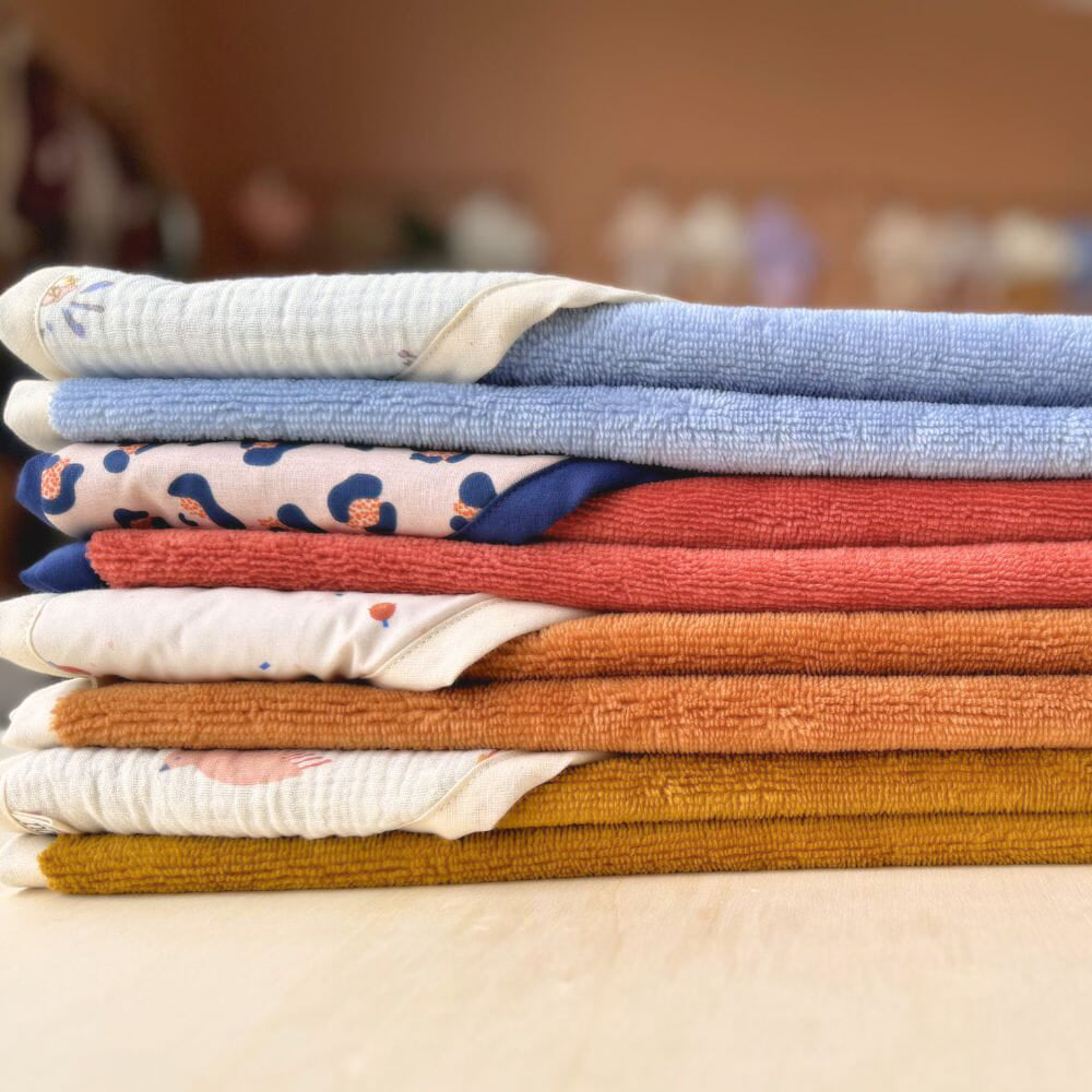 Cape de bain bébé personnalisée en éponge de bambou douce et absorbante