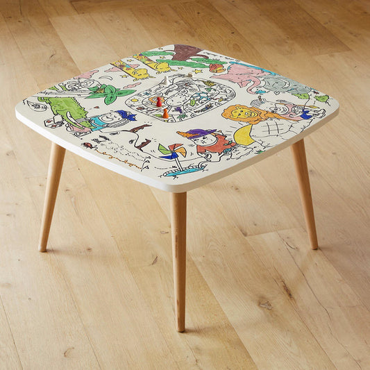 Coloritable – Table de coloriage effaçable thème animaux de la Savane pour enfants