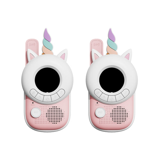 Talkie-walkie licorne avec écran numérique intégré
