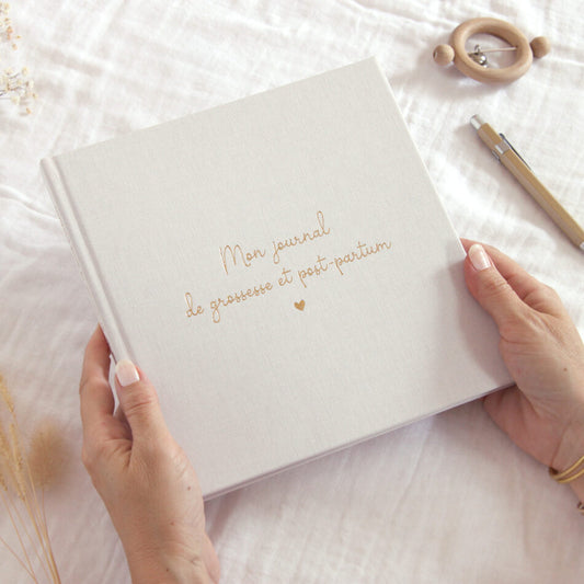 Cadeau original pour future maman – journal souvenirs grossesse