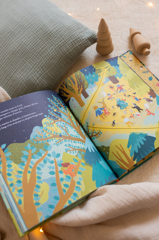 Extrait du livre de noel Un Noel Inattendu. Une belle histoire avec les animaux de la foret.