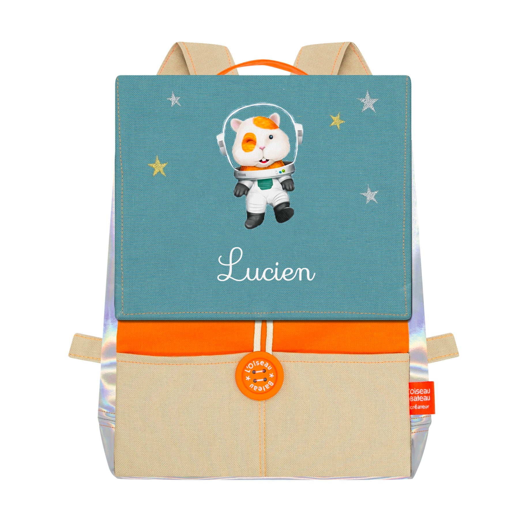 Sac à dos petite section garçon personnalisé – Plume et Petit Vélo