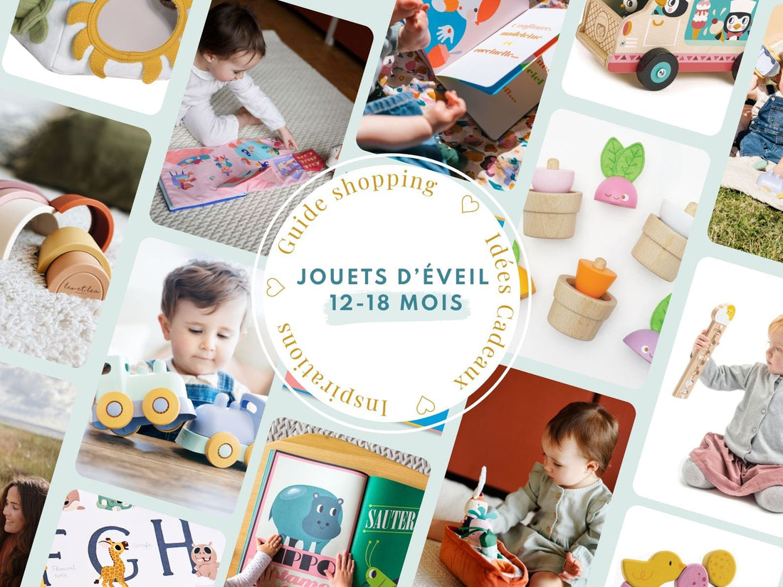 Guide shopping, inspirations et idées cadeaux pour bébé de 12 à 18 mois. Sélection spéciale jouets d'éveil 12 18 mois.