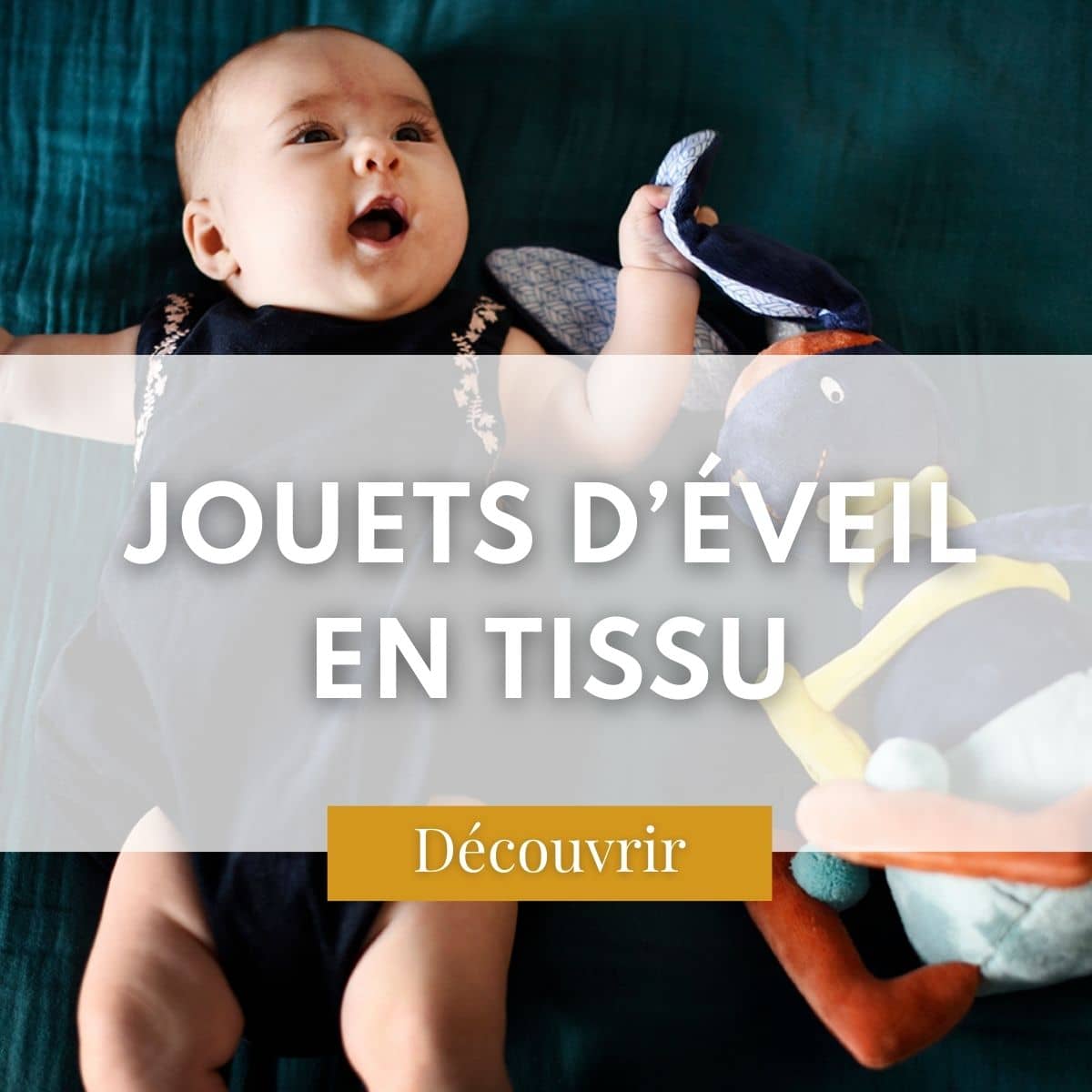 Jouets d'éveil en tissu