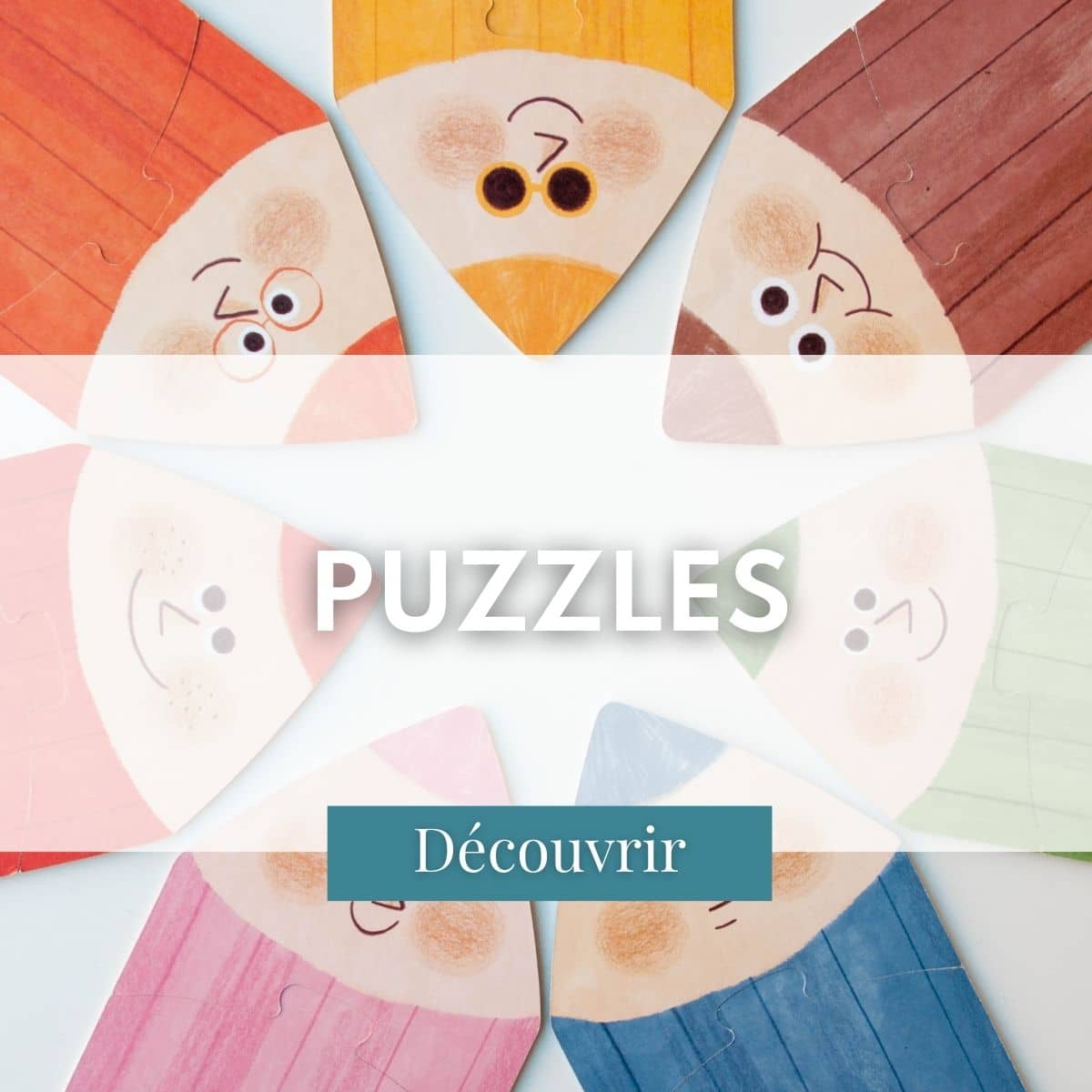 Puzzles premier âge : émerveillement et apprentissage