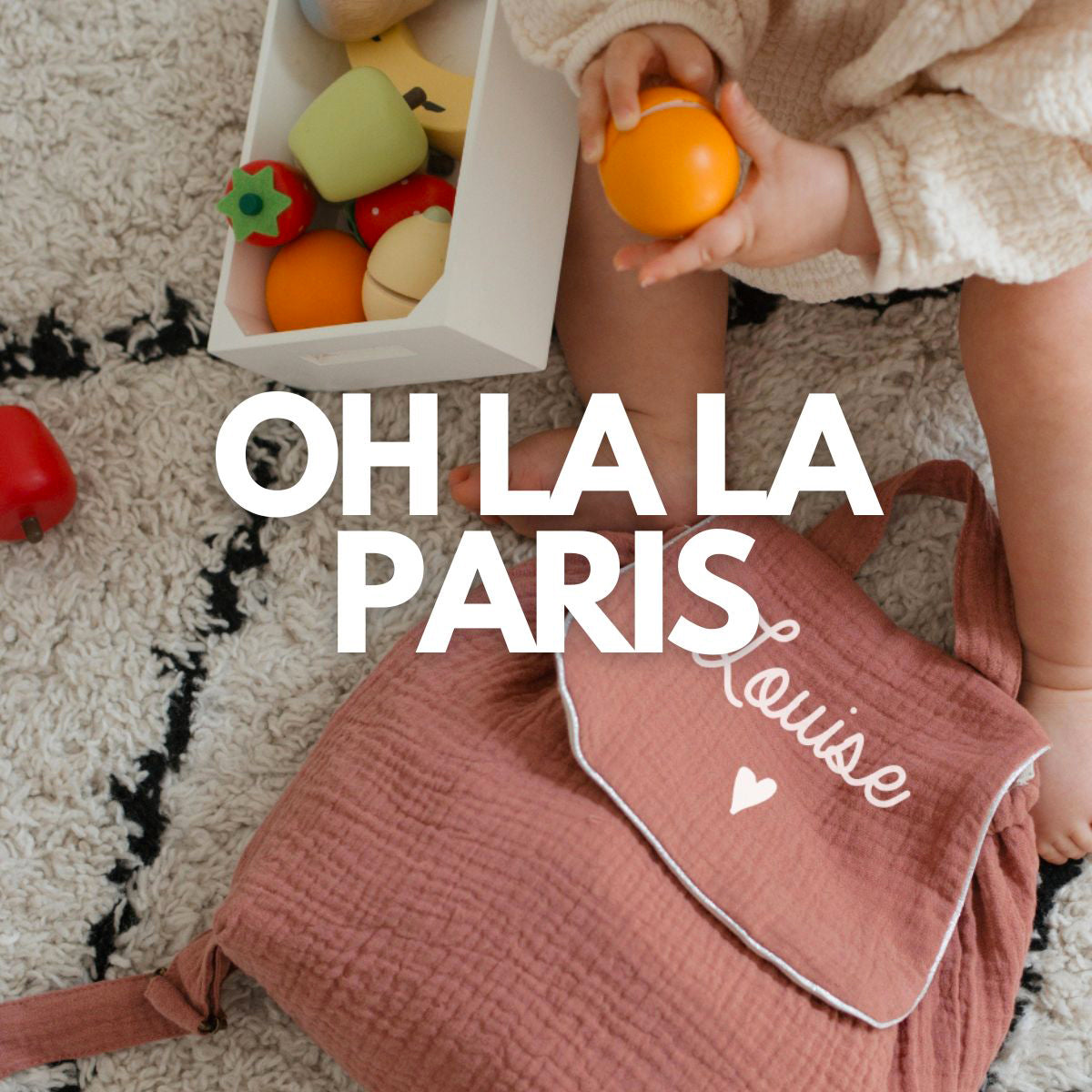 Oh La La Paris, cadeau de naissance personnalisé made in France