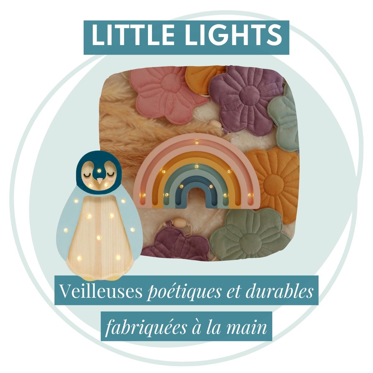 Little Lights, veilleuses poétiques pour chambre d'enfants