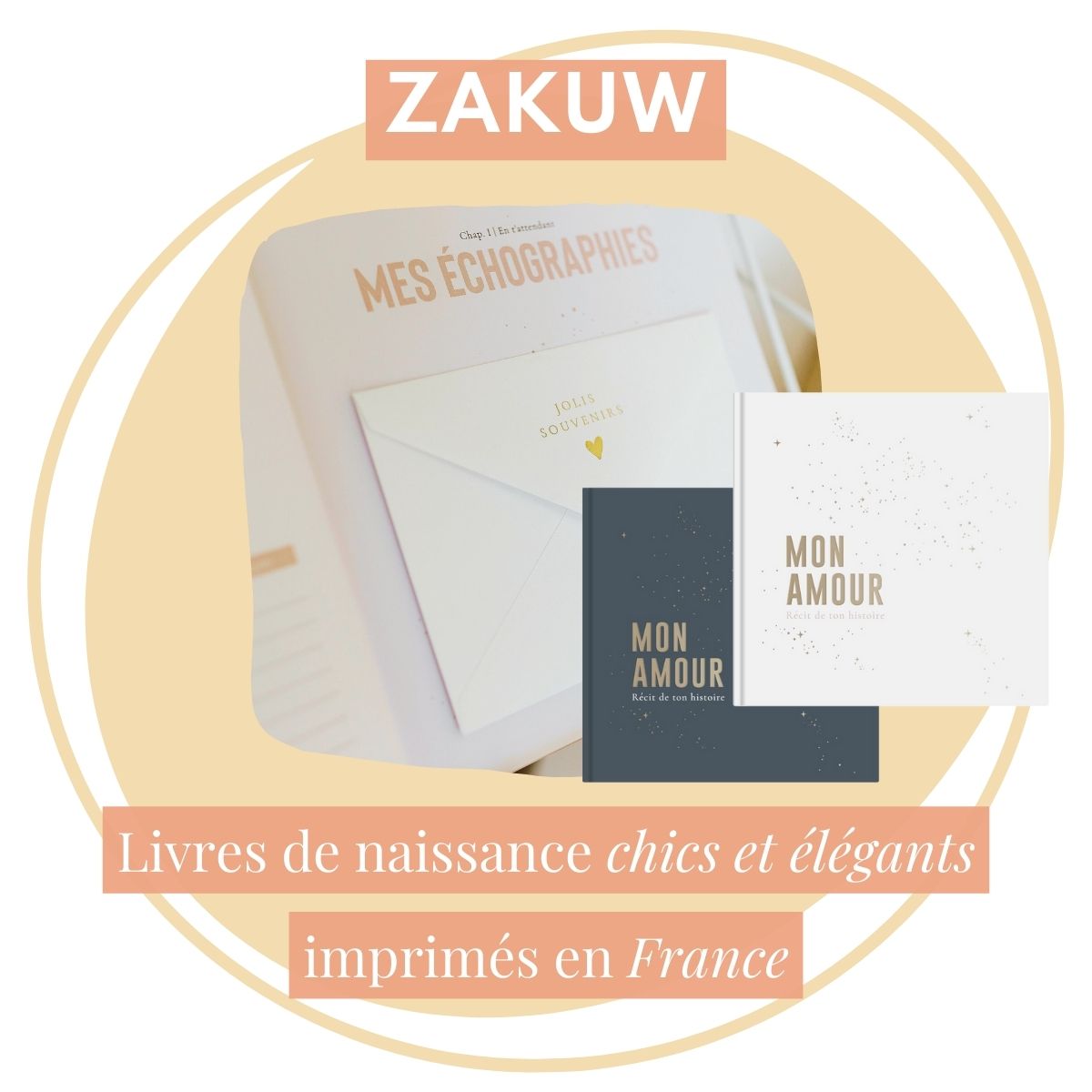 Zakuw, livres de naissance imprimés en France