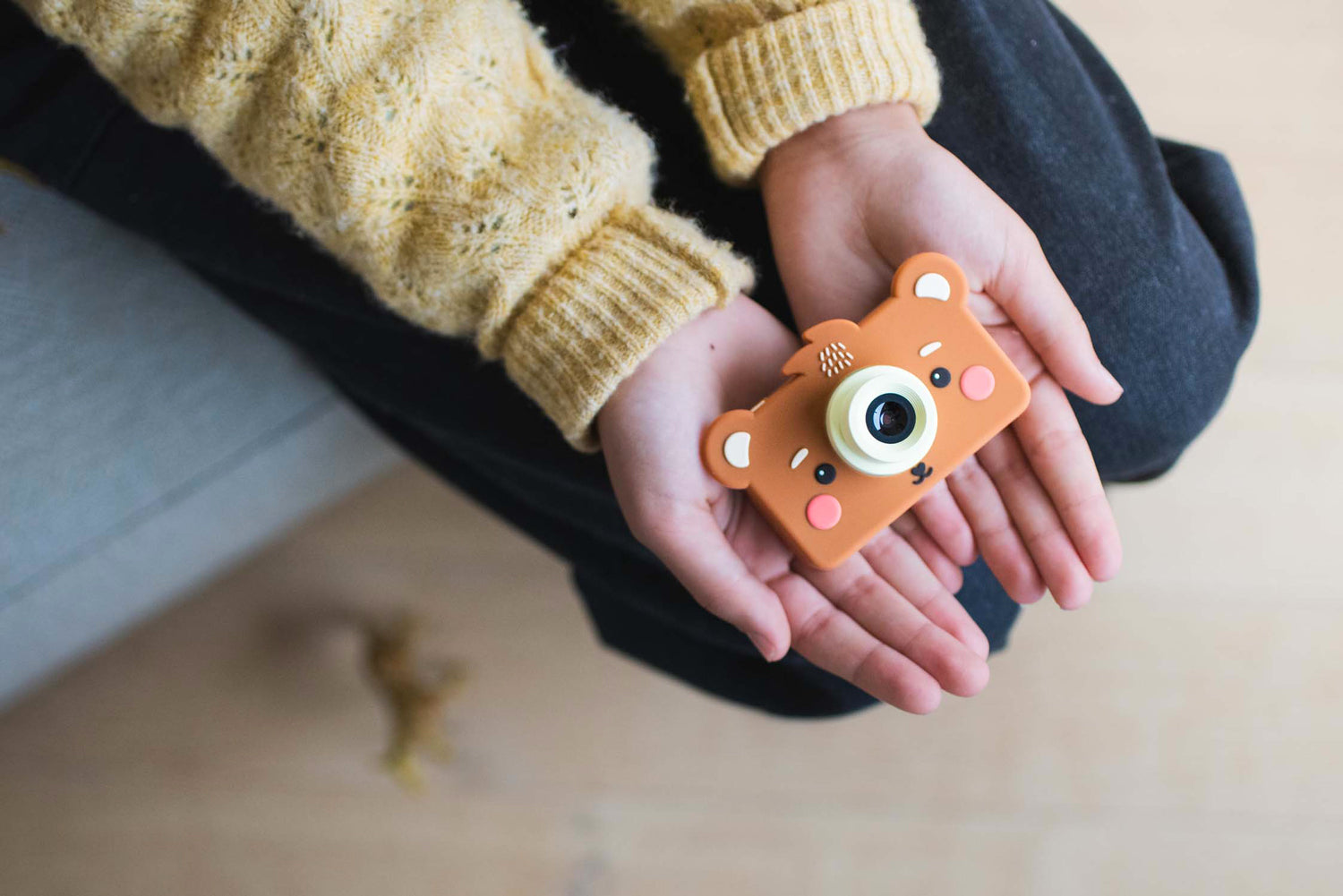 Appareil photo ourson léger et ergonomique pour enfants