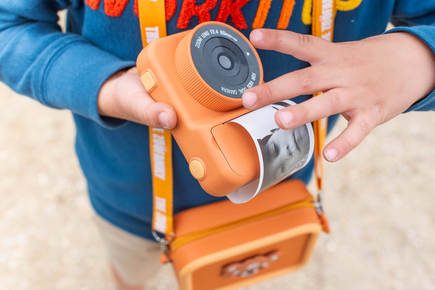Appareil photo ourson avec impression rapide pour enfants