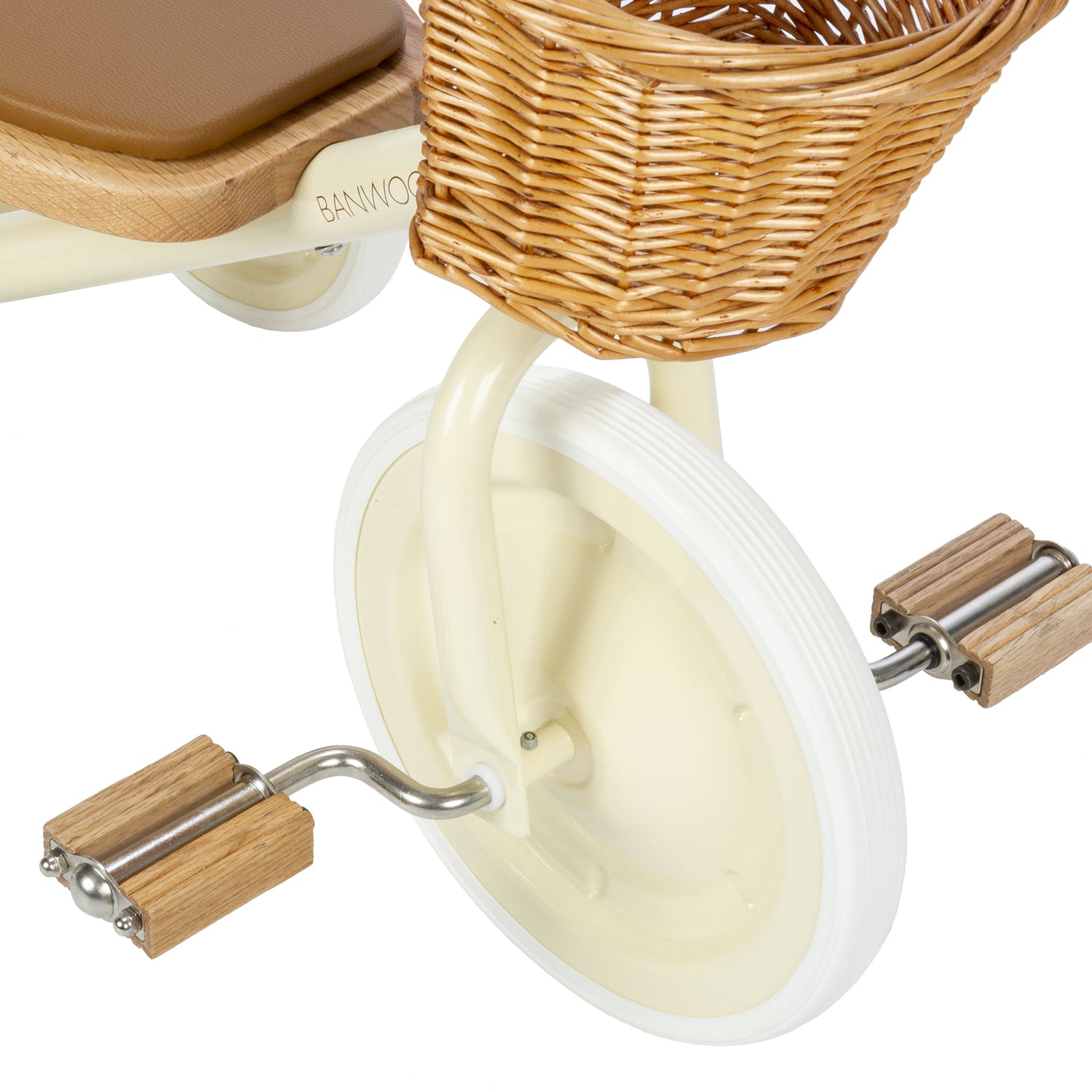 Design rétro et élégant du tricycle vintage Banwood crème