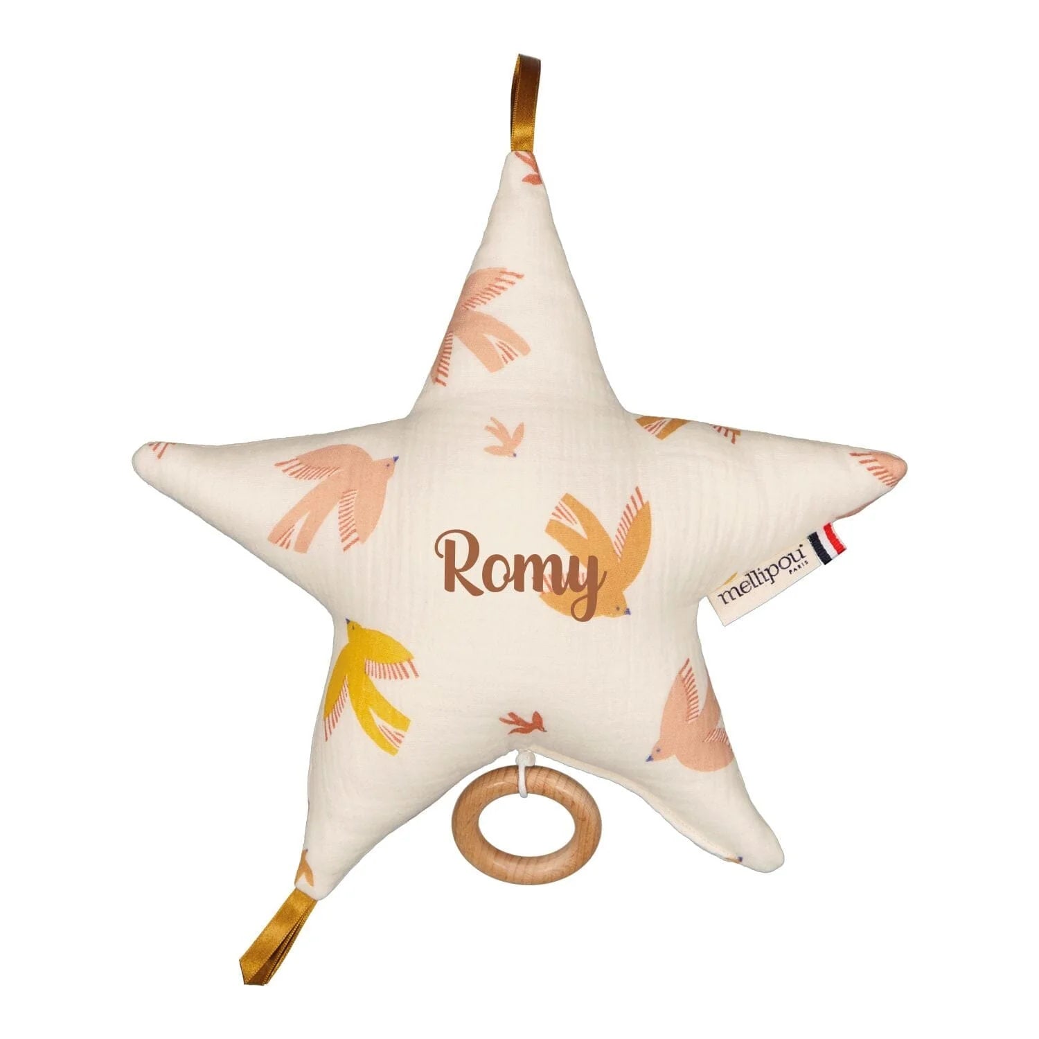 Boîte à musique personnalisée au prénom Romy, berceuse Harry Potter pour bébé