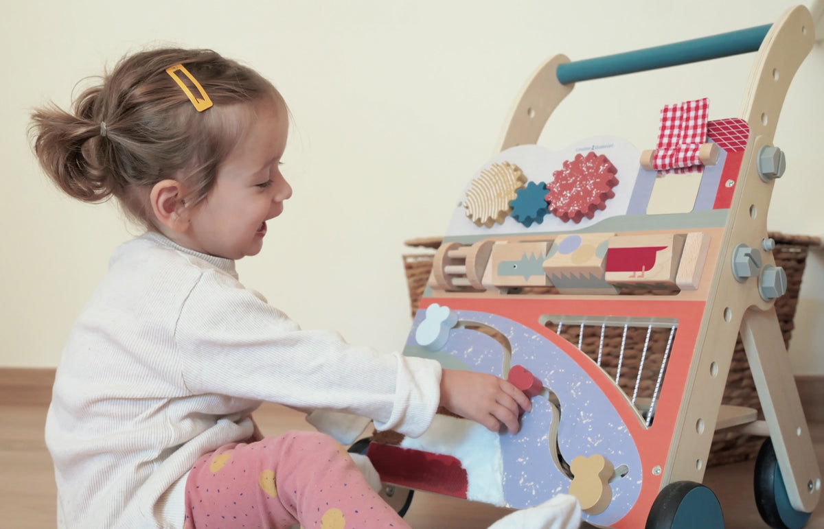 Chariot de marche Simone avec hauteur réglable et freins sécurisés
