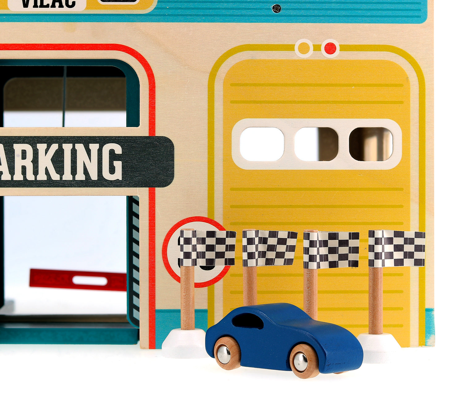 Garage VILAC en bois durable, qualité Vilacity pour des heures de jeu