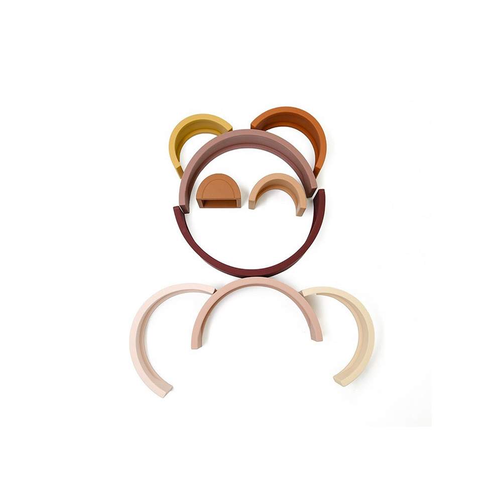 Jeu éveil pour bébé. Jouet en silicone. 