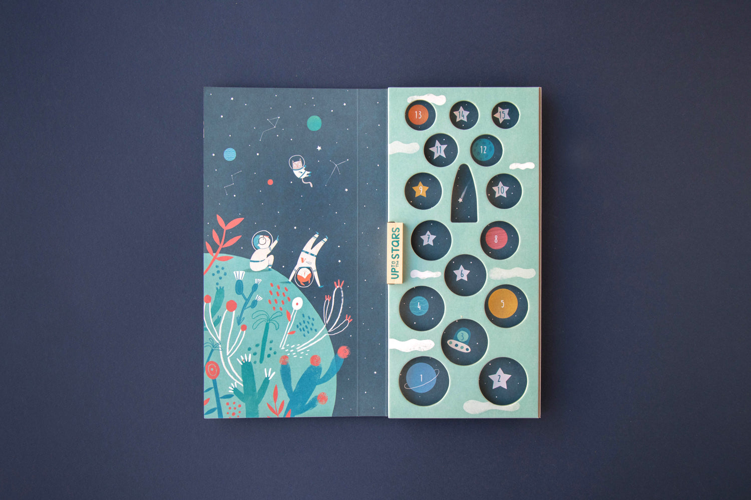 Un jouet en bois durable pour le Noel des passionnés de l'univers et de l'espace. Apprendre en s'amusant jusqu'aux étoiles avec la marque espagnole Londji.