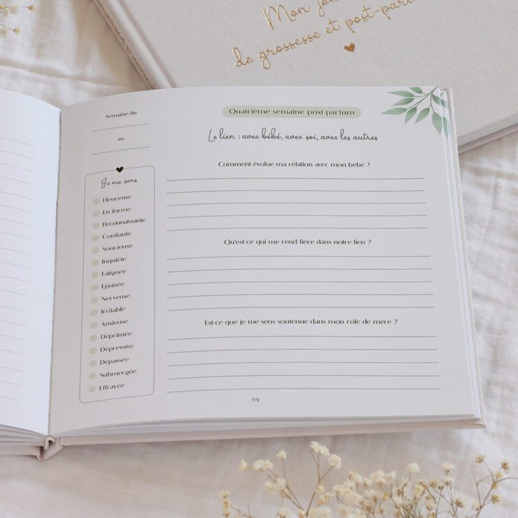 Journal de grossesse Zü – section post-partum bienveillante