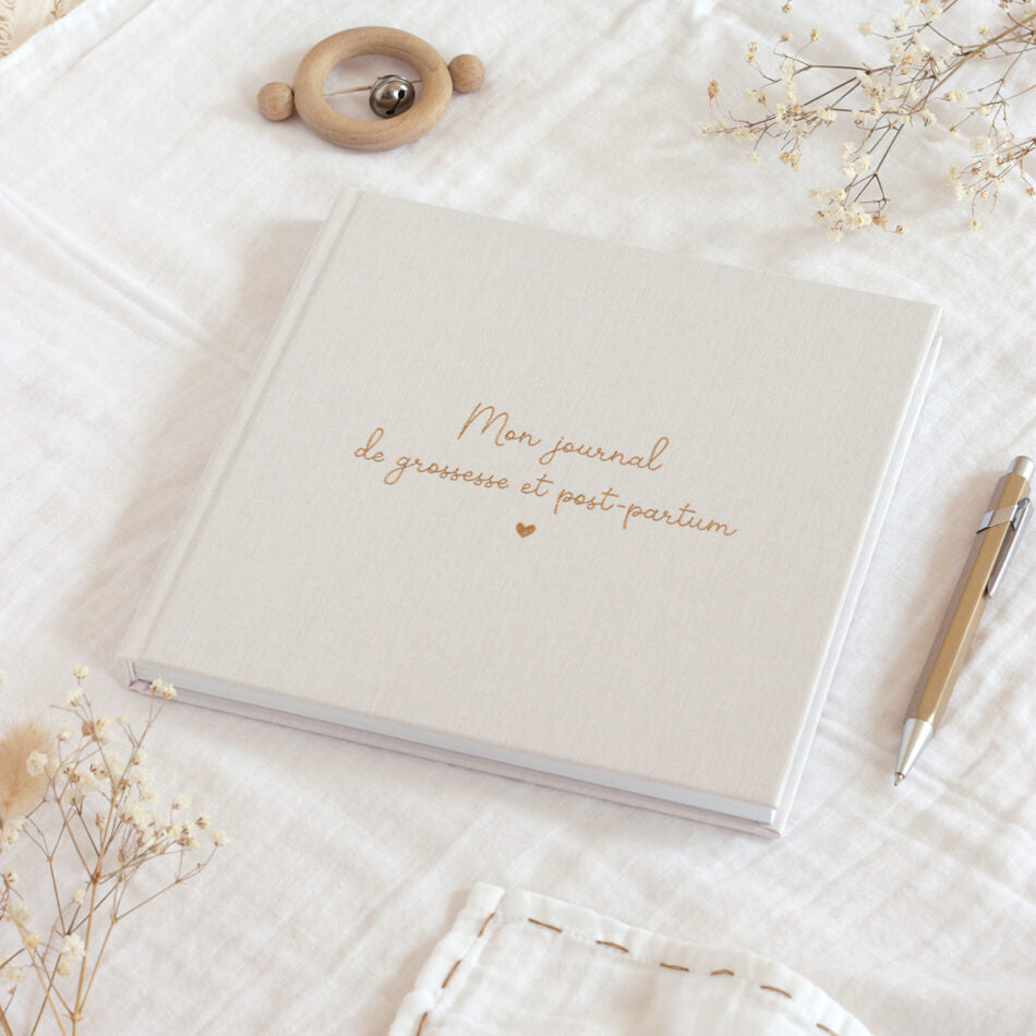 Journal de grossesse Zü à remplir – couverture rigide avec dorure