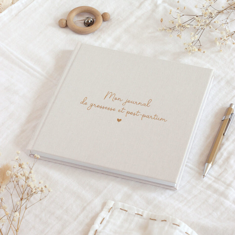 Journal de grossesse Zü à remplir – couverture rigide avec dorure