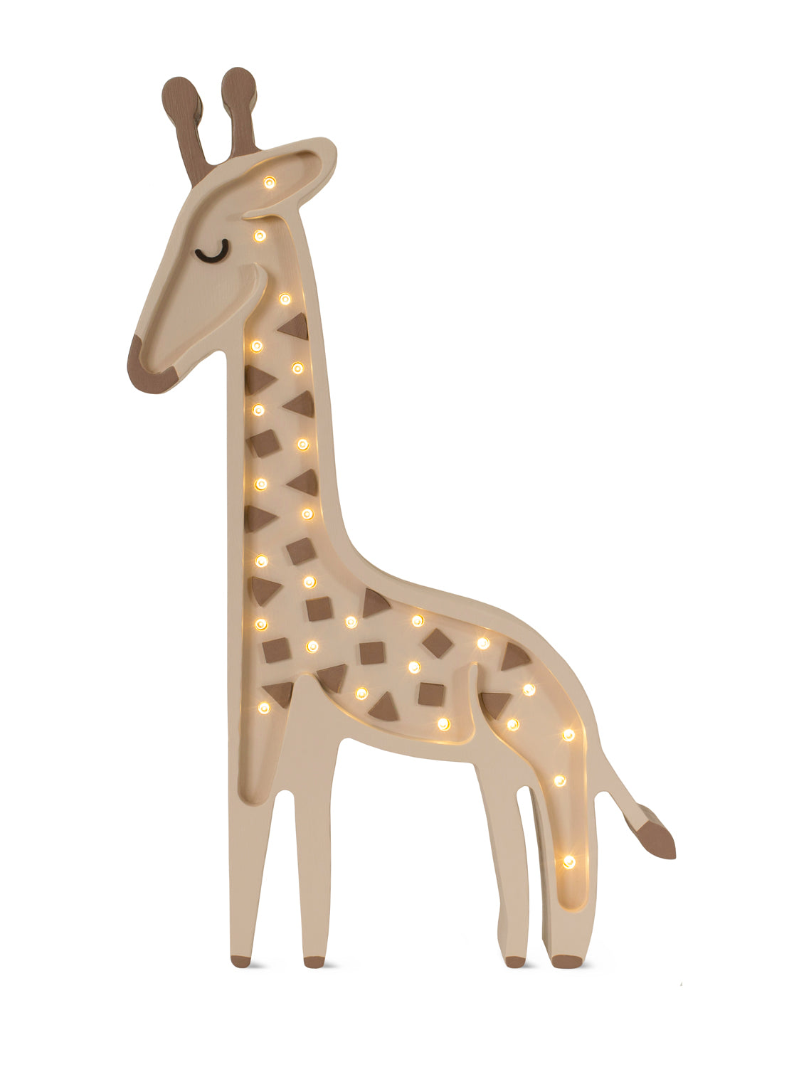 Modèle beige de la lampe veilleuse girafe