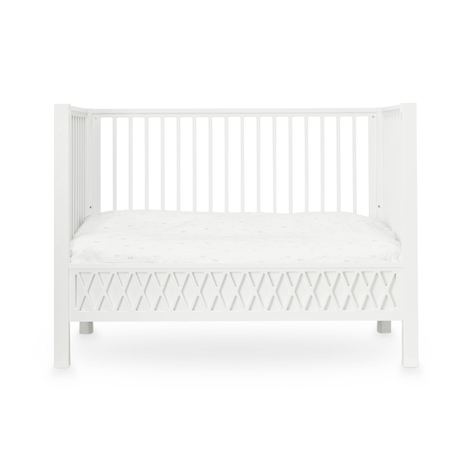 Lit bébé évolutif Harlequin avec panneau latéral amovible