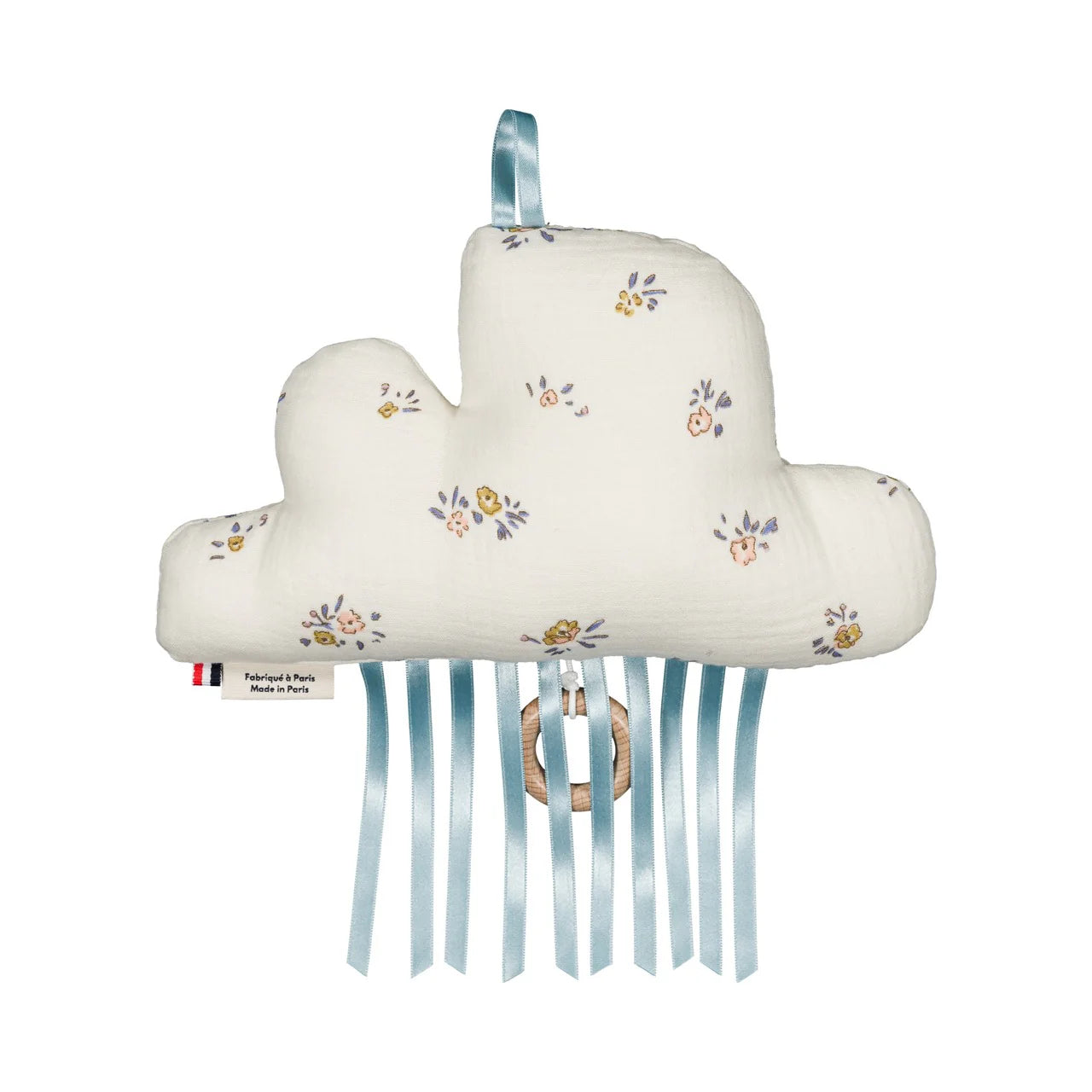 Dos du nuage musical bébé Harry Potter modèle Angèle en gaze de coton, fabrication française Mellipou Paris