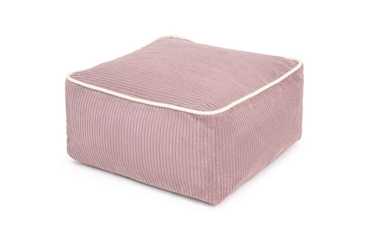 Pouf Ottoman Kumo Shappy candy rose poudré pour fauteuil enfant