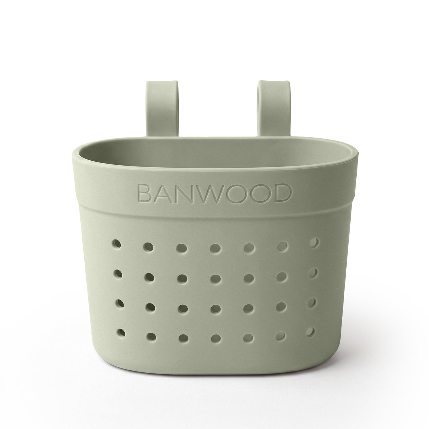 Panier Pin & Ride vert olive assorti pour trottinette Banwood Eco enfant