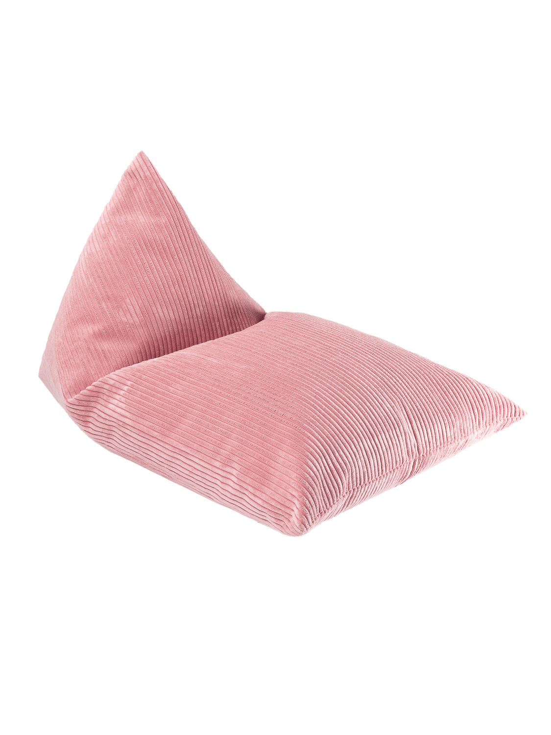 Pouf poire velours rose pour enfant. Fabriqué en Lettonie, tissus certifiés oeko-tex standard 100. Pouf design Wigiwama. 