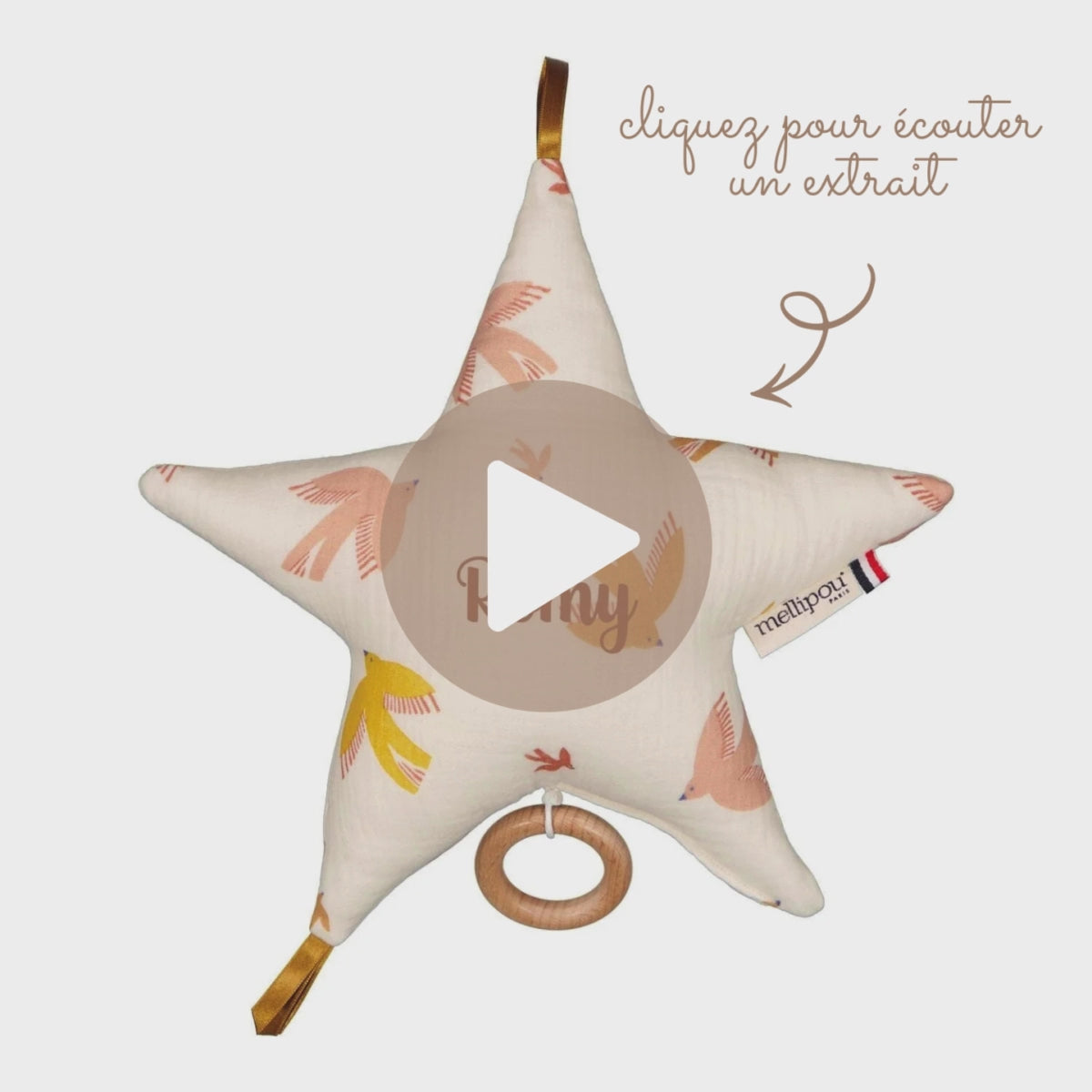 Berceuse bébé Harry Potter, boite à musique étoile Mellipou