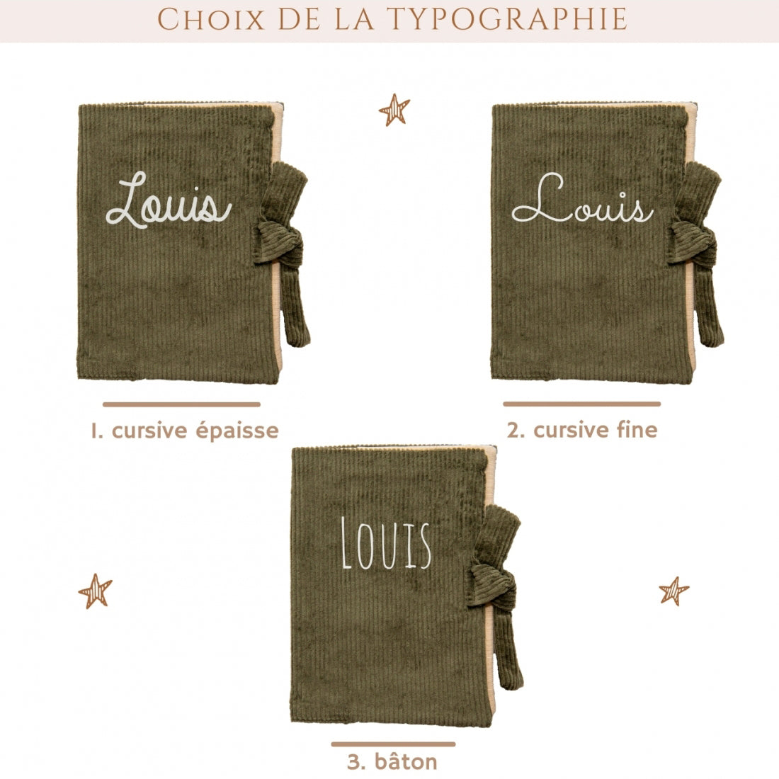 Protège carnet de santé personnalisé format 23,5 x 16,5 cm, standard carnet FR.