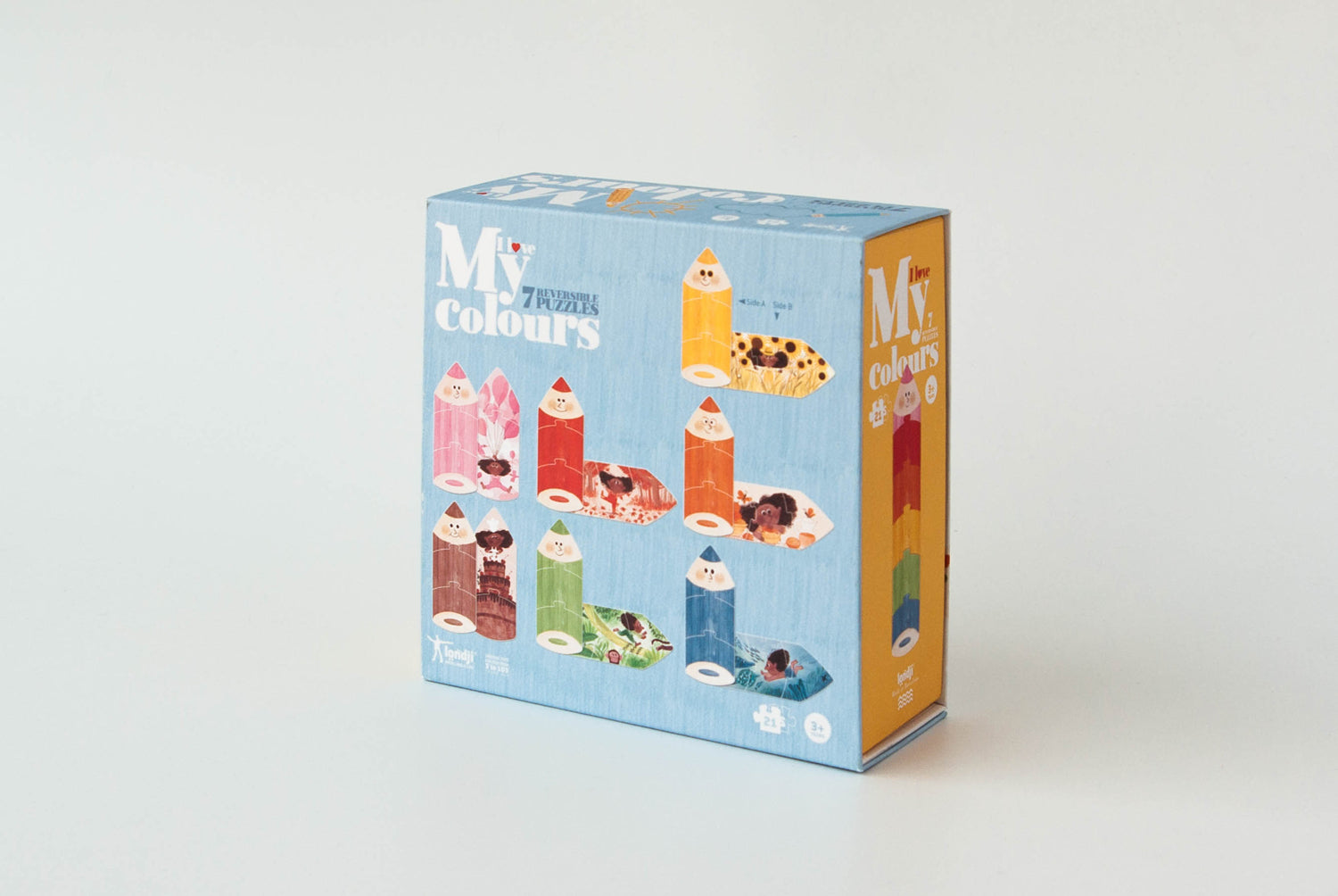 Puzzle éducatif apprentissage des formes et des couleurs. Puzzle couleur 2 ans. Londji Puzzle 1er age.
