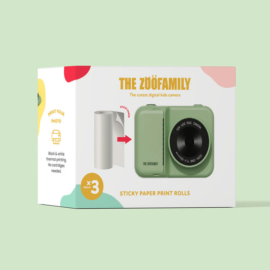 Rouleaux de papier autocollant pour appareil photo enfant