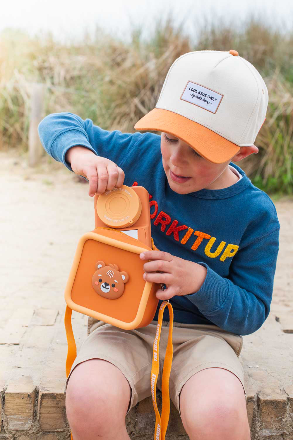 Appareil photo instantané ourson en silicone doux