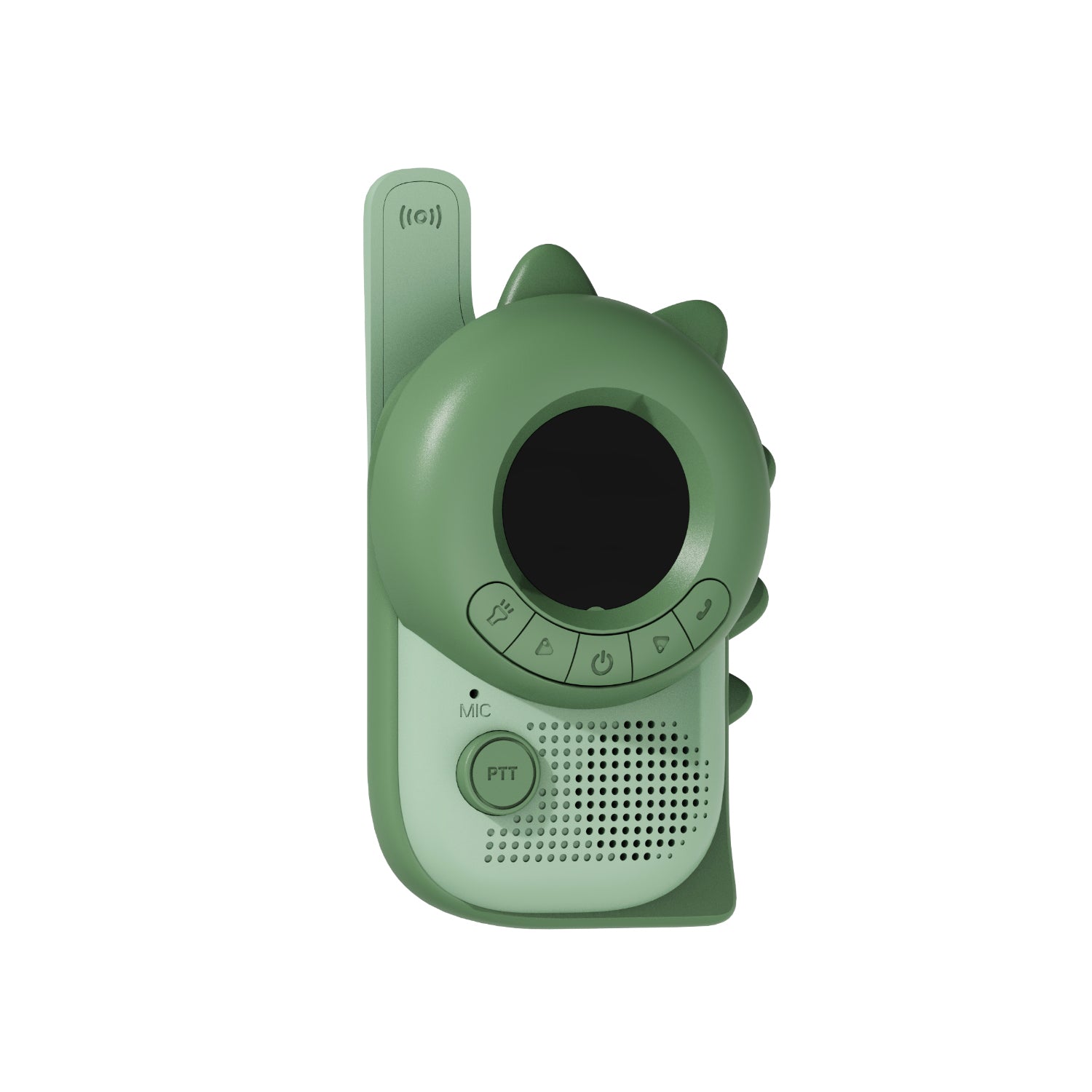 Talkie-walkie dinosaure vert pour jeu en plein air