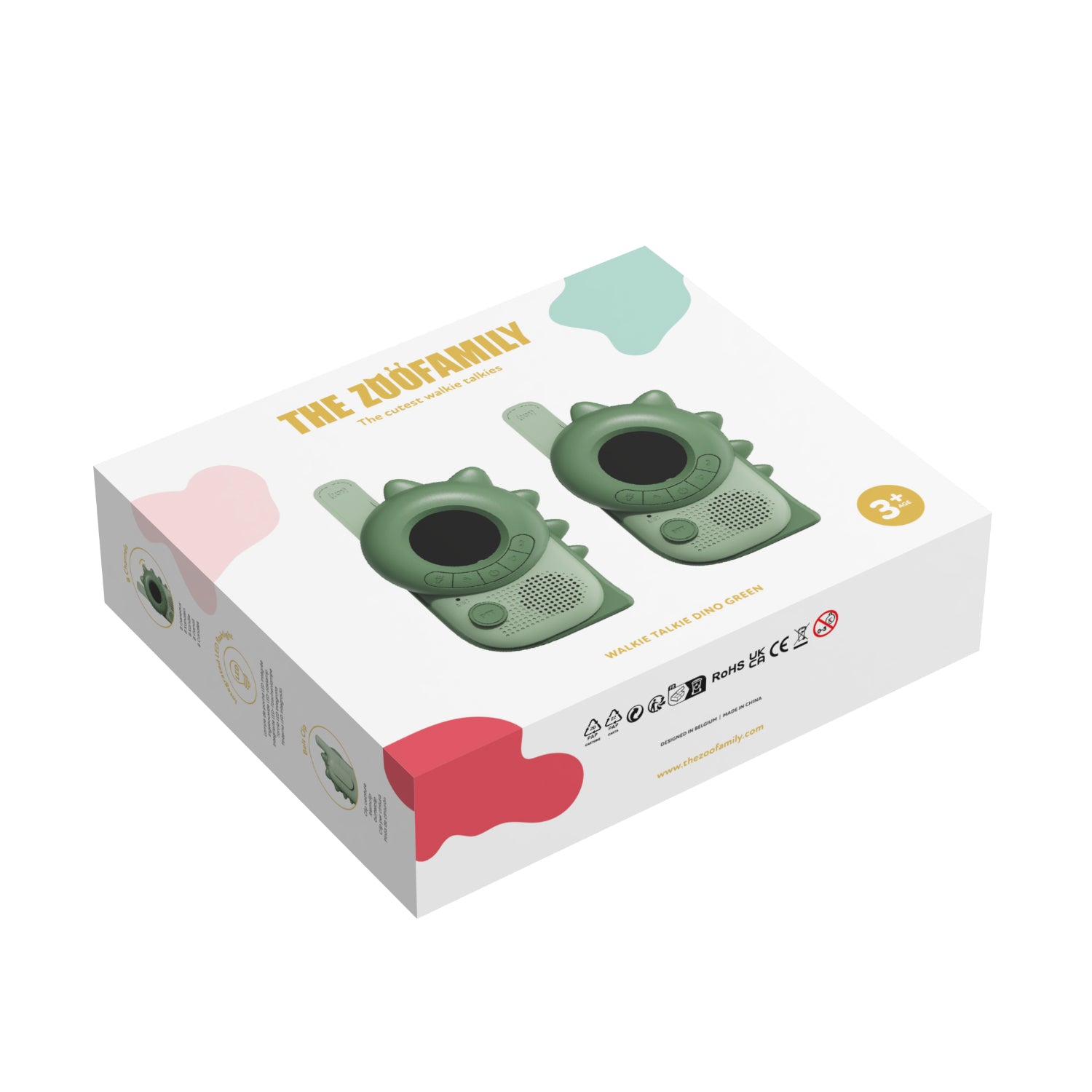 Talkie-walkie dinosaure pour enfant avec bouton simple