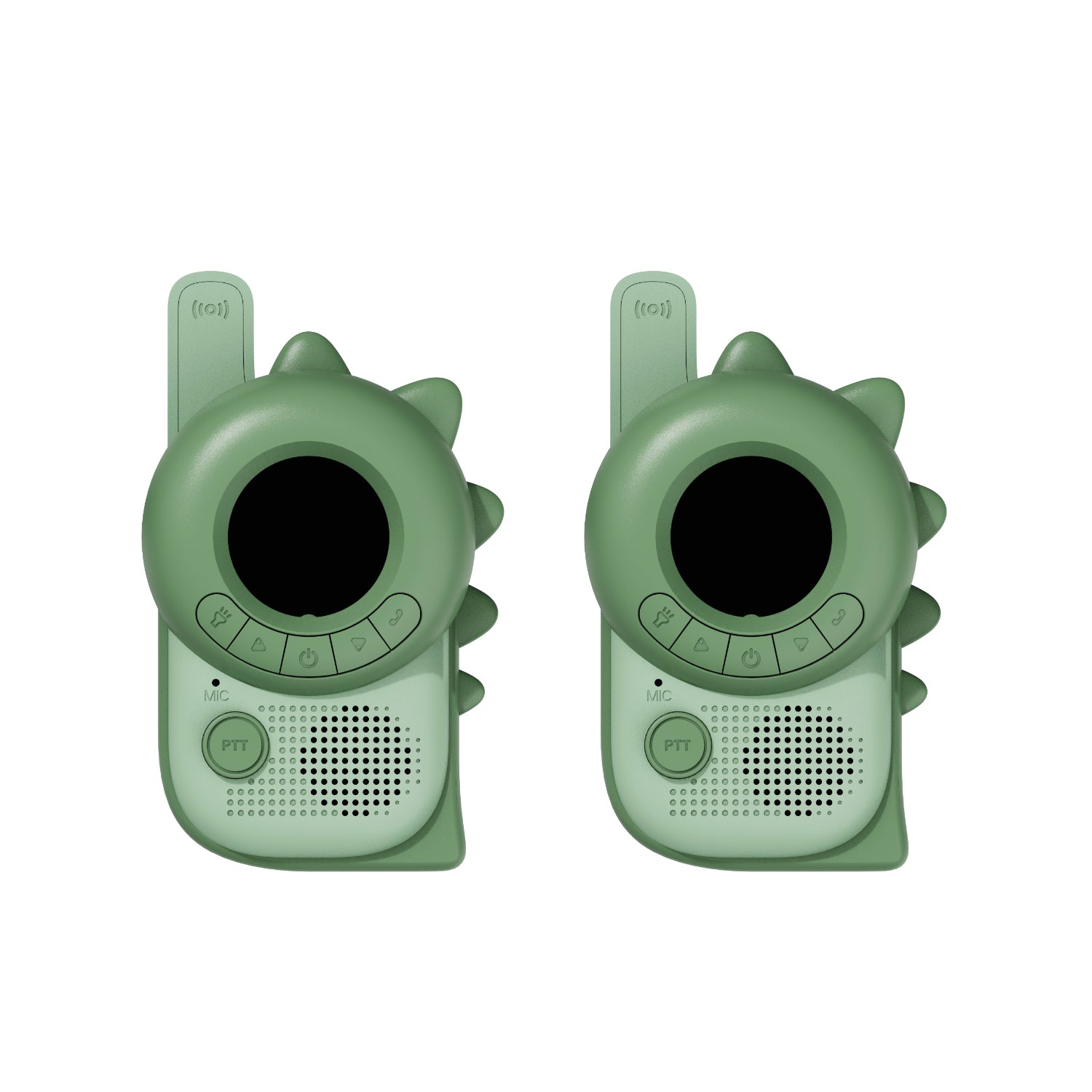 Talkie-walkie dinosaure pour enfant - vue de face