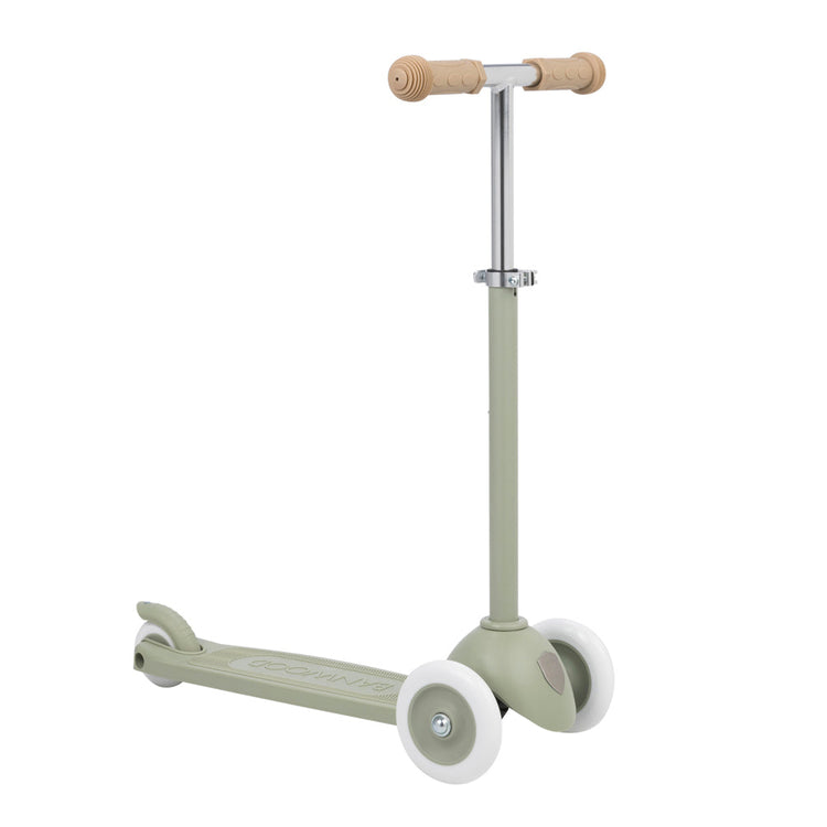 Trottinette Banwood verte stable et adaptée dès 3 ans
