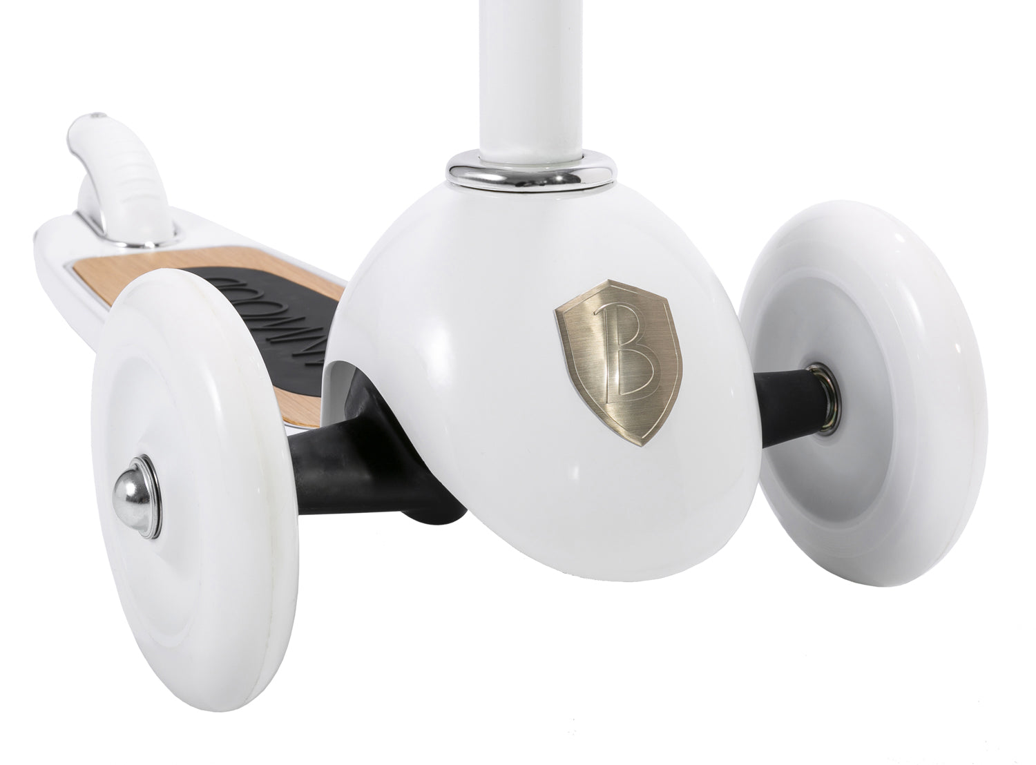Trottinette enfant 3 roues blanche idéale pour apprendre l'équilibre