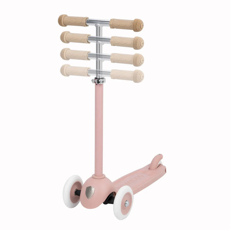 guidon réglable trottinette enfant rose banwood eco 3 hauteurs