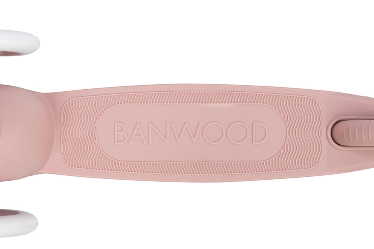 plateforme antidérapante trottinette enfant rose banwood eco stable