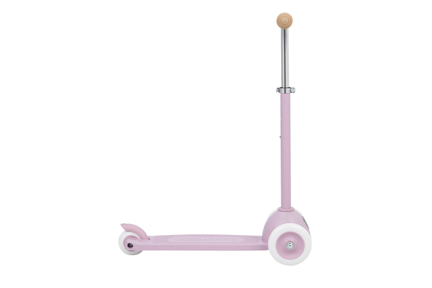 Profil de la trottinette violet pastel à 3 roues Banwood