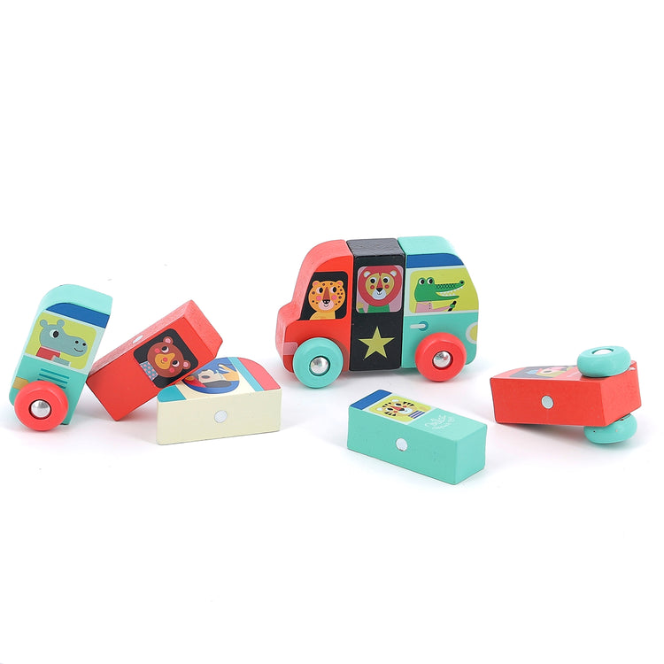 Jouet de construction aimanté VILAC – motricité fine et imagination dès 2 ans.