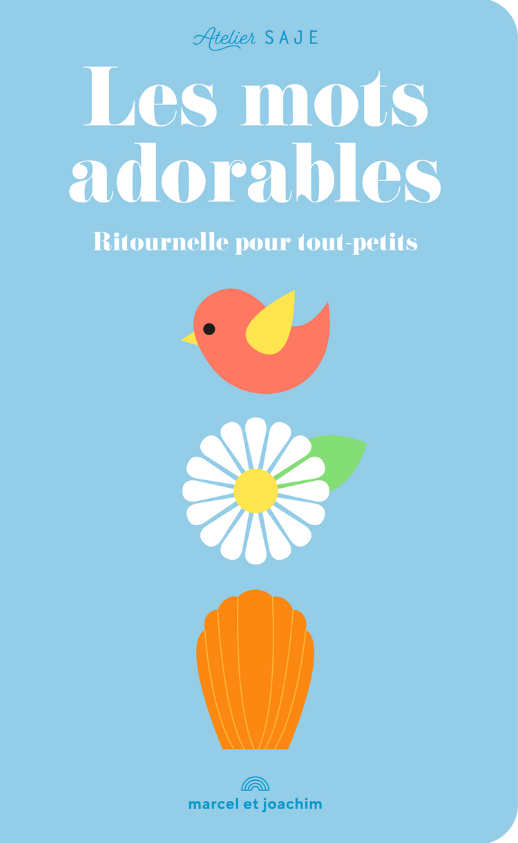 Livre tout-carton - Les Mots Adorables - Atelier Saje